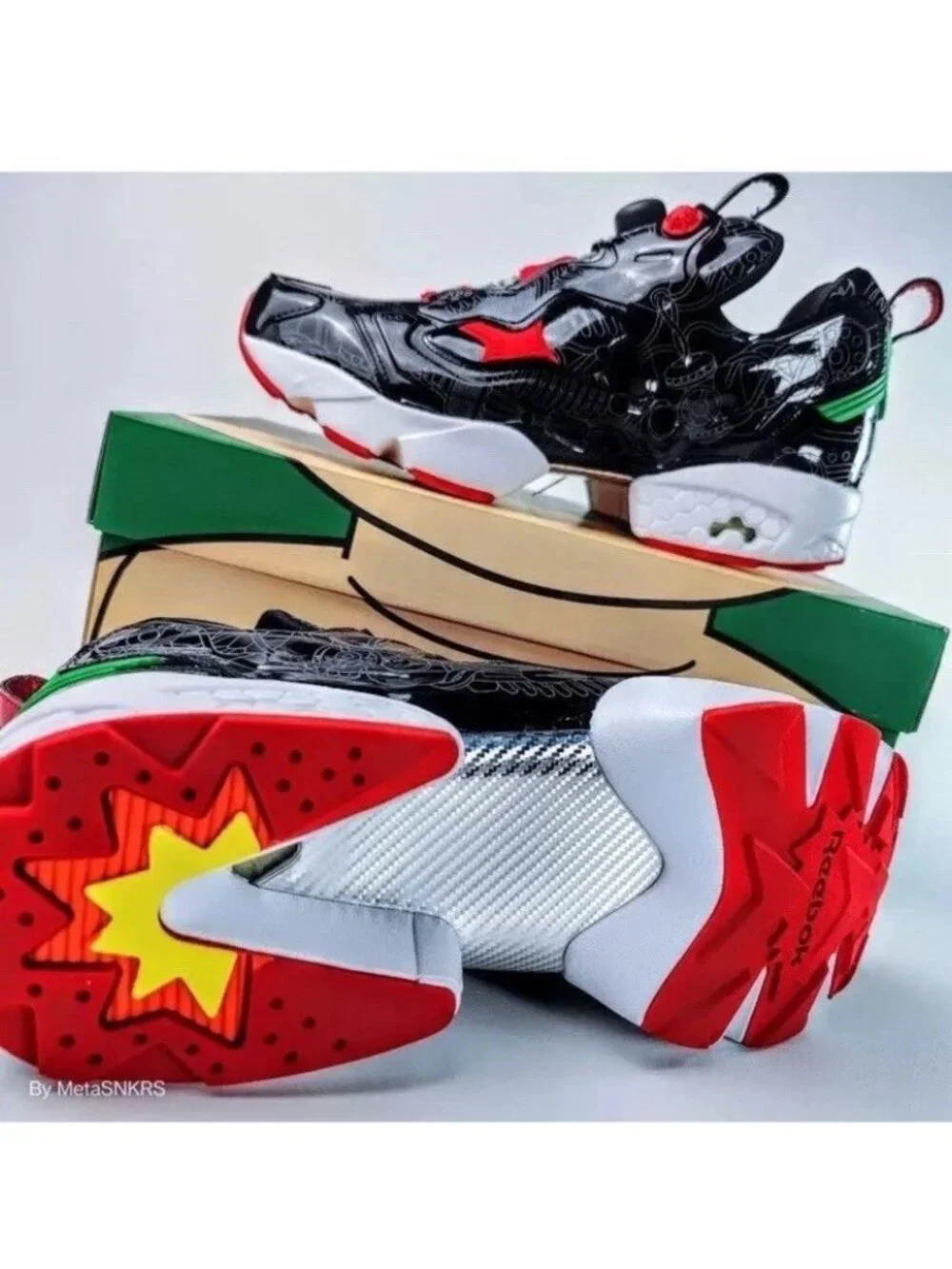 Reebok BAIT Astro Boy Instapump Fury GY8470 Men’s 9.5 Sneakers Rare Retro NEW